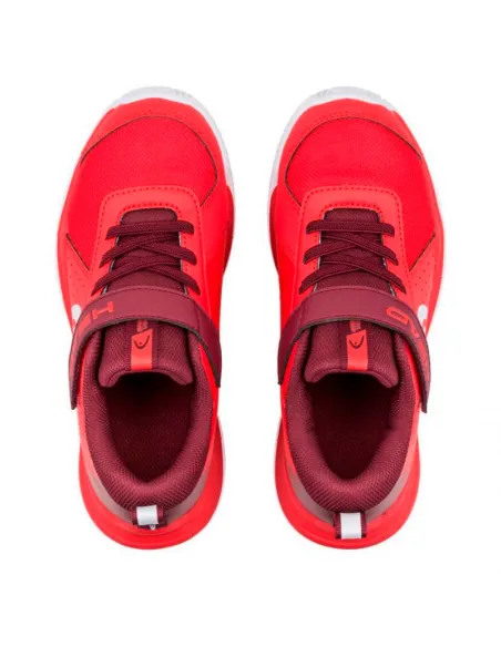 Scarpe da padel Head Sprint Strap 4.0 rosse per ragazzi | Head da p...