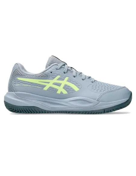 Zapatillas de Pádel Asics Gel Resolution X Clay GS Gris Azul Pistacho Junior