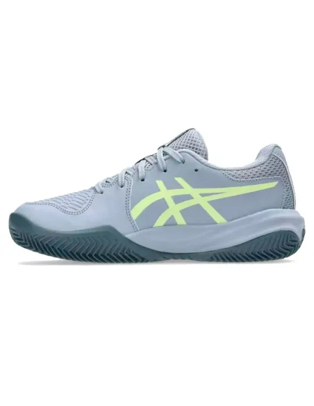 Zapatillas de Pádel Asics Gel Resolution X Clay GS Gris Azul Pistacho Junior