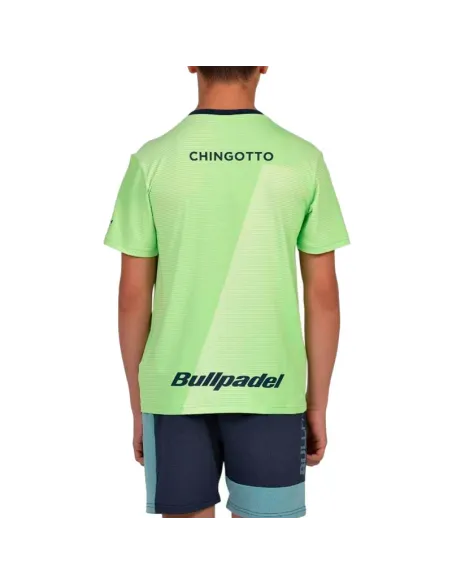 Bullpadel Fede Chingotto 25I Limon Junior T-shirt | Padel clothing ...
