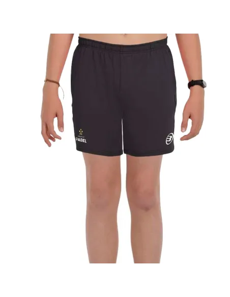 Bullpadel Premier Padel Preux Black Junior Shorts | Padel clothing ...