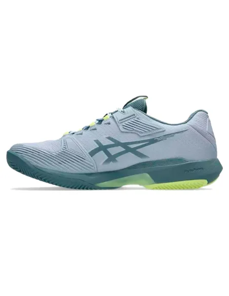 Asics Solution Speed FF 4 Clay Padelschuhe Grau Grün | Asics Padels...