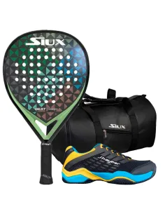 Padel Pack Siux Beat Hybrid + Paletero y Zapatillas