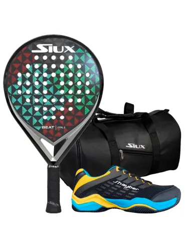 Padel Pack Siux Beat Control + Borsa e scarpe da padel | Pacchetti ...
