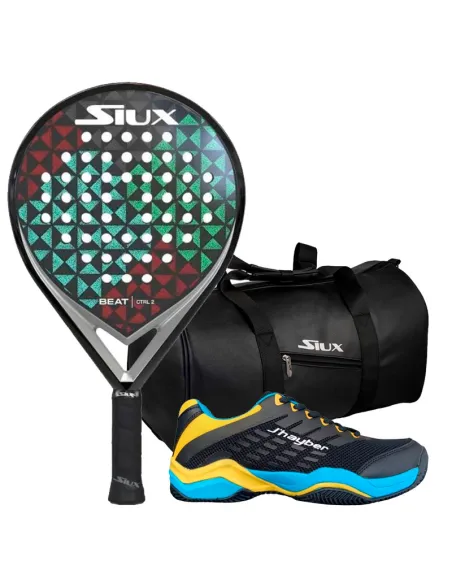 Pack de padel Siux Beat Control + sac et chaussures de padel | Pack...