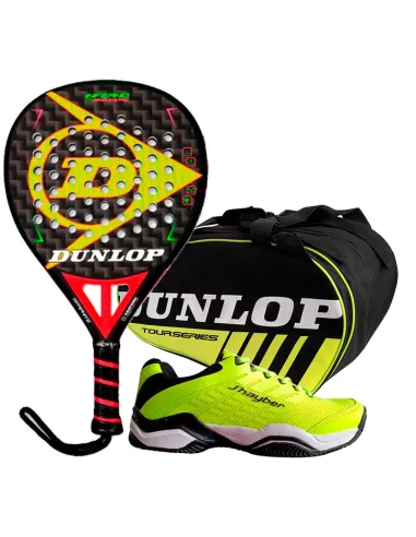 Padel Pack Dunlop Inferno + Padel Bag and Shoes | Padel Packs Padel...