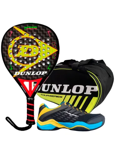 Pack de padel Dunlop Inferno + sac et chaussures de padel | Packs P...