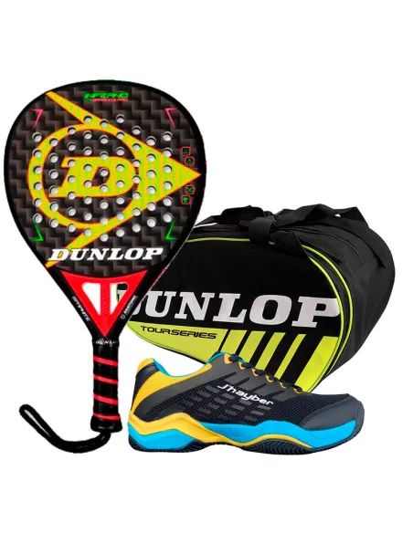 Dunlop Inferno Padel-Set + Padeltasche und -schuhe | Padel-Rucksäcke