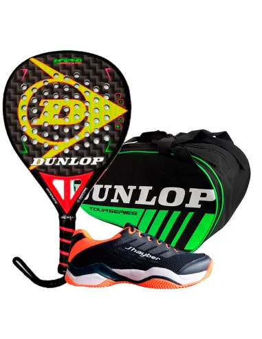 Dunlop Inferno Padel-Set + Padeltasche und -schuhe | Padel-Rucksäcke