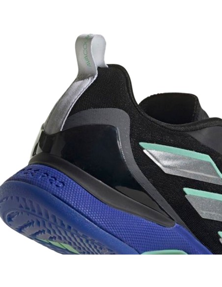 ZAPATILLAS ADIDAS AVACOURT NEGRO AZUL MUJER 2023 | Zapatillas de pádel