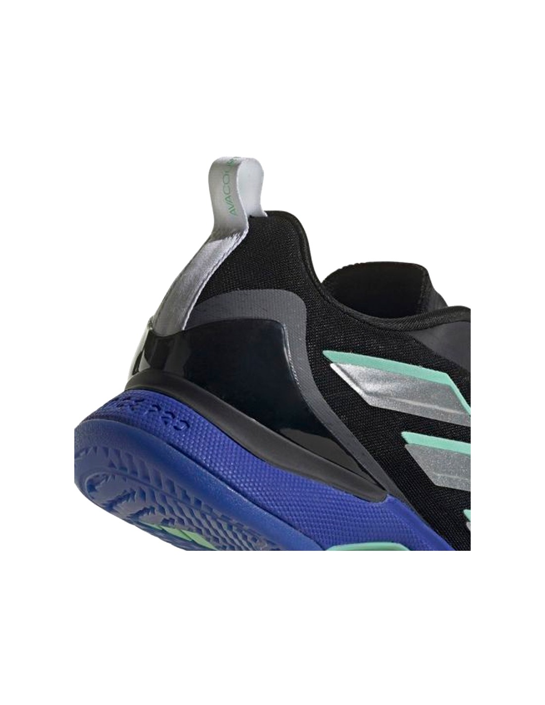 Adidas Avacourt Shoes - Women's - Core Black / Lucid Blue - 8.5