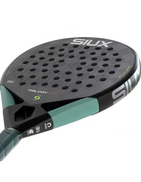 Raquete de padel Siux Trilogy Pro 2026, preta e verde. | Raquetes d...