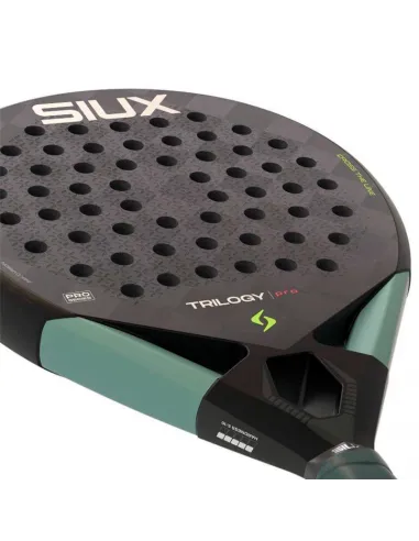 Siux Trilogy Pro 2026 padel racket Black Green | Siux padel rackets...