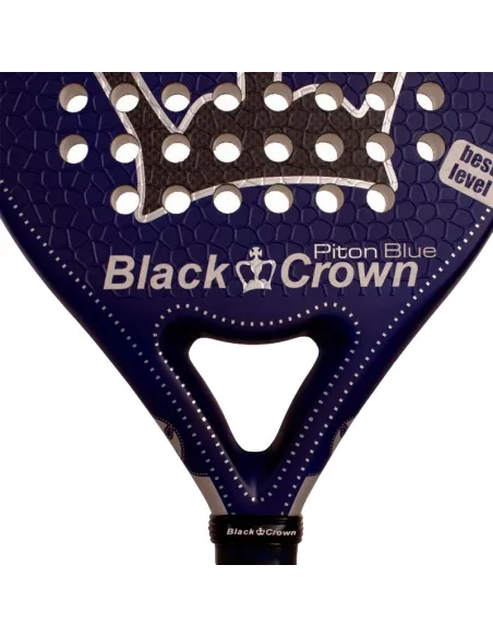 Raquette de padel Black Crown Piton bleue | Raquettes de padel