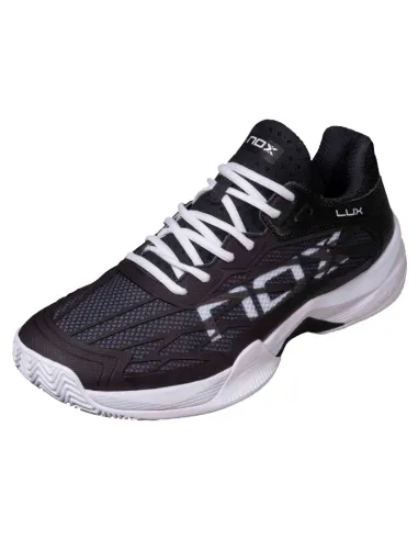 Nox AT10 Lux Black White Padel Shoes | Nox padel shoes