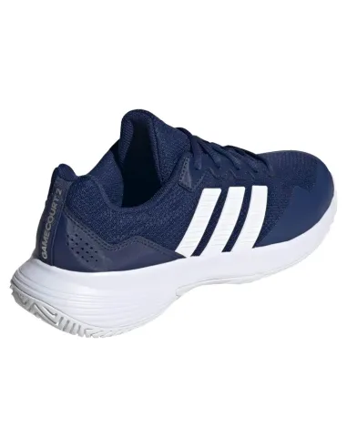 Adidas GameCourt 2 Sneaker, dunkelblau-weiß | Adidas Padelschuhe