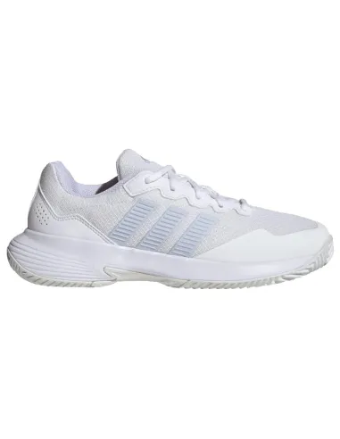 Sneakers Adidas GameCourt 2 da donna, bianche e azzurre | scarpe da...