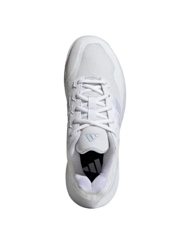 Adidas GameCourt 2 Damen-Sneaker, weiß/hellblau | Adidas Padelschuhe