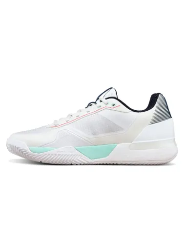 Scarpe da padel Wilson Rush Tour 5 Clay, colore bianco, acquamarina...