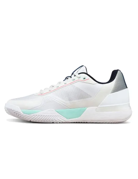 Sapatos de Padel Wilson Rush Tour 5 para Saibro Branco, Azul-Turque...