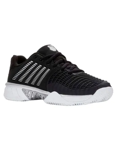 Tênis feminino K-Swiss Express Light 3 HB Clay Preto Prata | Sapato...