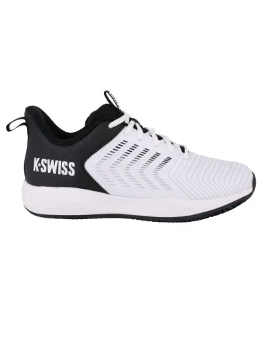 Tênis K-Swiss Ultrashot Light Clay Branco Preto | Sapatos de padel ...