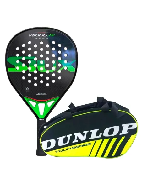 Padel Pack Siux Viking IV + Paletero Dunlop