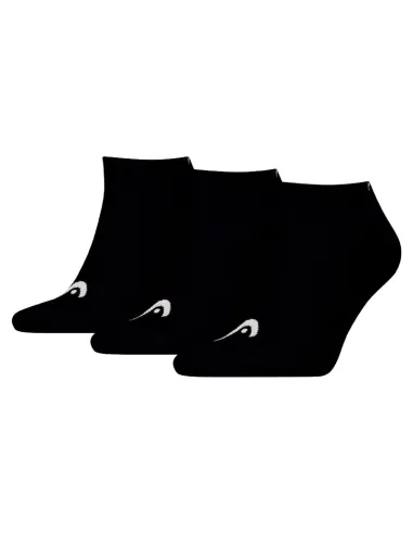 Head All Sports Sneaker Socks Black 3 Pairs | Socks Socks