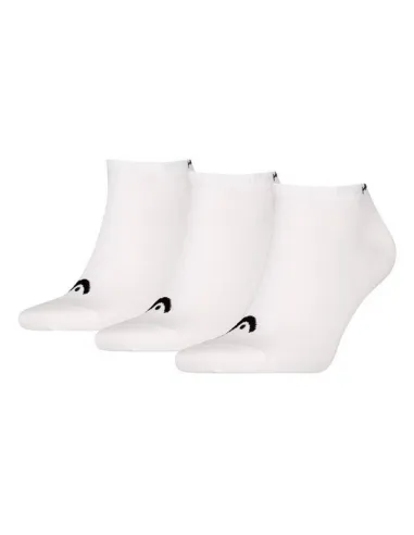 Head All Sports per scarpe da ginnastica, bianchi, 3 paia | Calzini