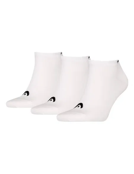Chaussettes de sport Head All blanches, 3 paires | Chaussettes