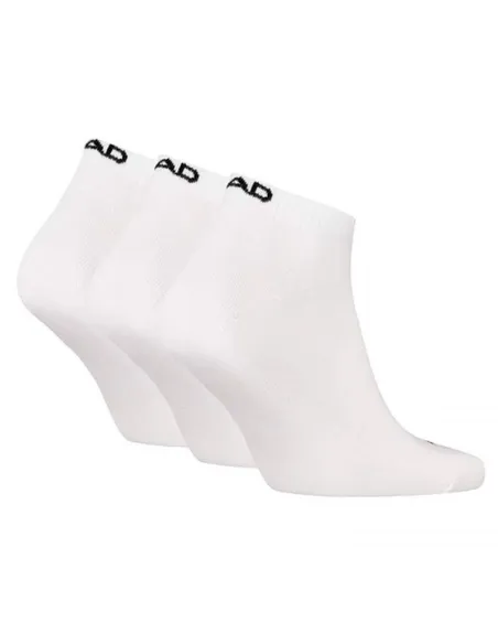 Meias esportivas Head All Sports brancas, pacote com 3 pares. | Meias