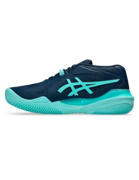 Tênis Asics Gel Resolution X Clay Azul Menta Escuro | Tênis de pade...