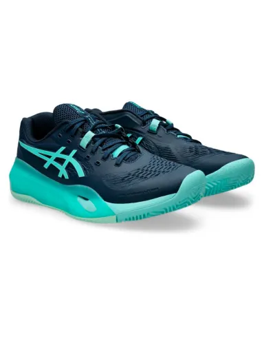 Tênis Asics Gel Resolution X Clay Azul Menta Escuro | Tênis de pade...