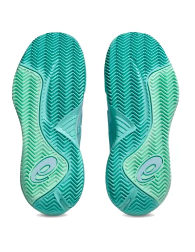 Asics Gel Resolution X Clay Blue Green Women's Shoes | Asics padel ...