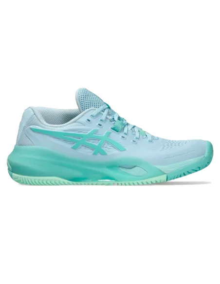 Asics Gel Resolution X Clay Blue Green Women's Shoes | Asics padel ...