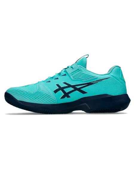 Asics Solution Speed FF 4 Clay Schuhe Mint Dunkelblau | Asics Padel...