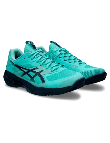 Asics Solution Speed FF 4 Clay Schuhe Mint Dunkelblau | Asics Padel...