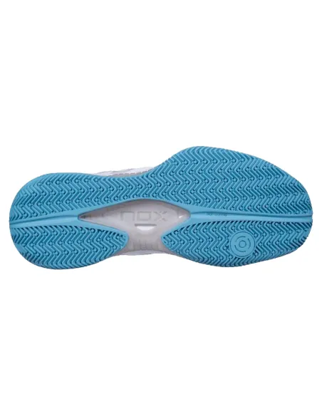 Nox Nerbo White Light Blue Sneakers | Nox padel shoes