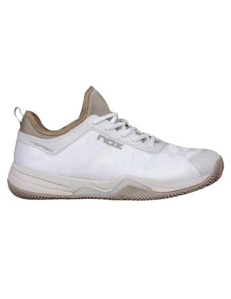 Scarpe da padel Nox Nerbo, bianche, grigie e verdi | scarpe da pade...