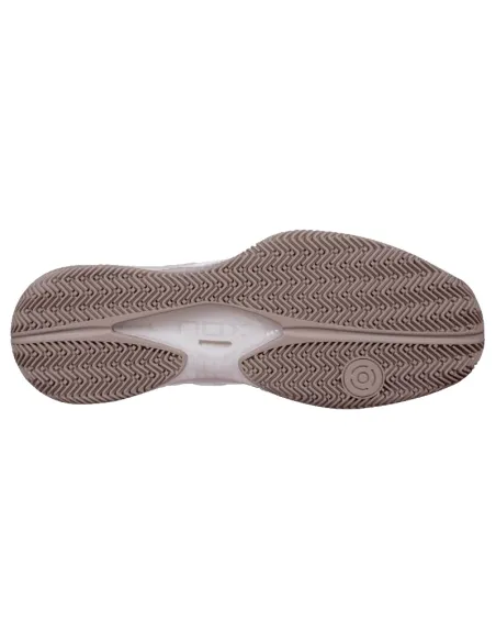 Chaussures de padel Nox Nerbo blanches, grises et vertes | Chaussur...