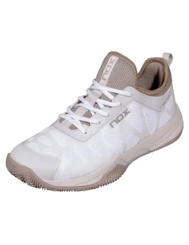Chaussures de padel Nox Nerbo blanches, grises et vertes | Chaussur...