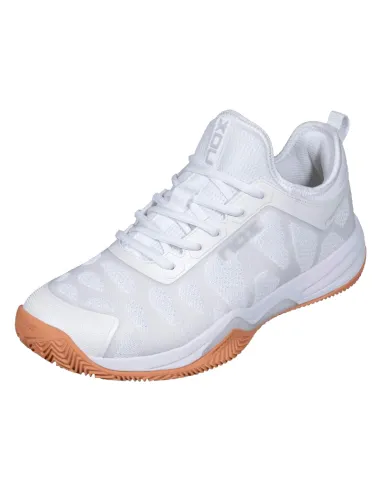 Scarpe da padel Nox Nerbo bianche e marroni | scarpe da padel Nox