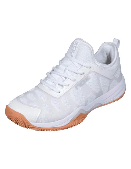 Nox Nerbo White Brown Padel Shoes | Nox padel shoes Nox padel shoes
