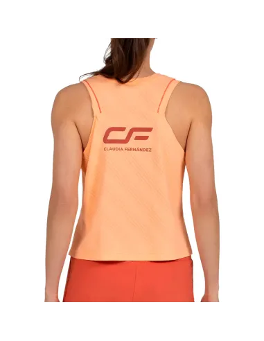 Camiseta Bullpadel Claudia Fernandez 26V Naranja Pastel