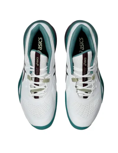 Zapatillas Asics Gel Resolution X Clay Blanco Granate Oscuro | scar...