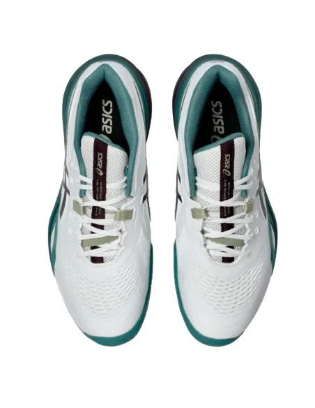 Zapatillas Asics Gel Resolution X Clay Blanco Granate Oscuro | scar...