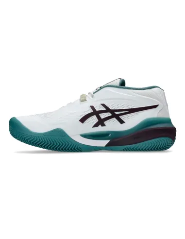 Zapatillas Asics Gel Resolution X Clay Blanco Granate Oscuro | scar...
