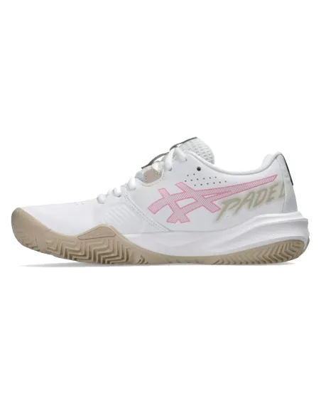 Tênis de Padel Asics Gel Challenger 15 Branco e Rosa Chiclete Femin...