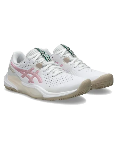 Asics Gel Challenger 15 Padelschuhe Weiß/Kaugummirosa Damen | Asics...