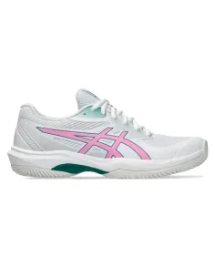 Asics Game FF Padelschuhe Weiß/Kaugummirosa Damen | Asics Padelschuhe